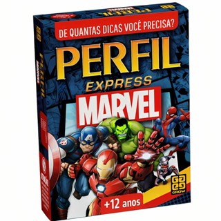 Jogo Perfil Express Marvel 4738 - Grow em Oferta na Shopee