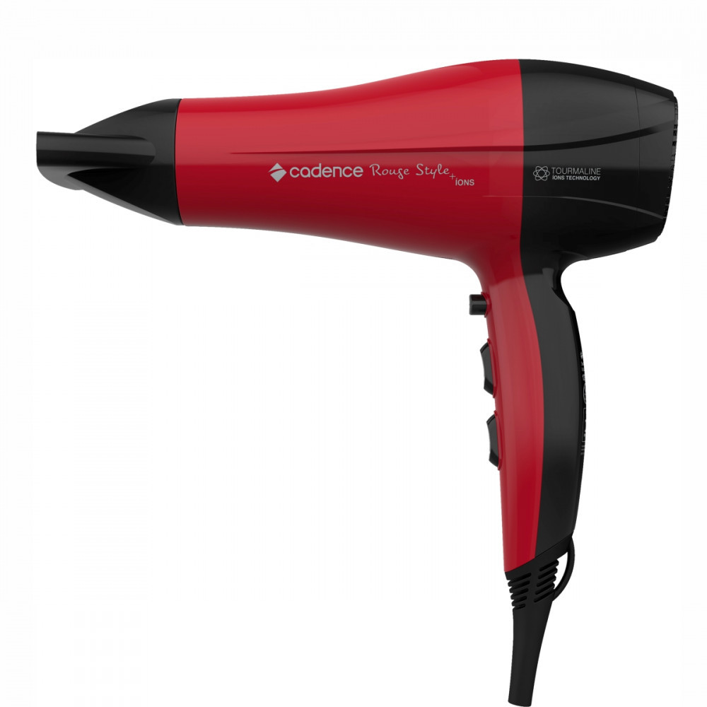 Secador de Cabelo Rouge Style II 220v Vermelho e Preto Cadence