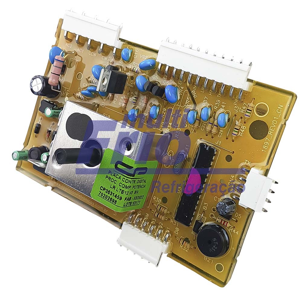 Placa Eletrônica Potência Para Lavadora Electrolux LTE12 Versão 3 Bivolt CP 1459