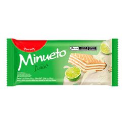 Biscoito Wafer Parati® Minueto® Sabor Limão 81g