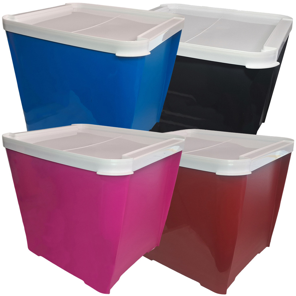 Container Canister Porta Ração Prime 15Kg Anti-Formiga Cachorro Cães Gato Plástico Furacão Pet