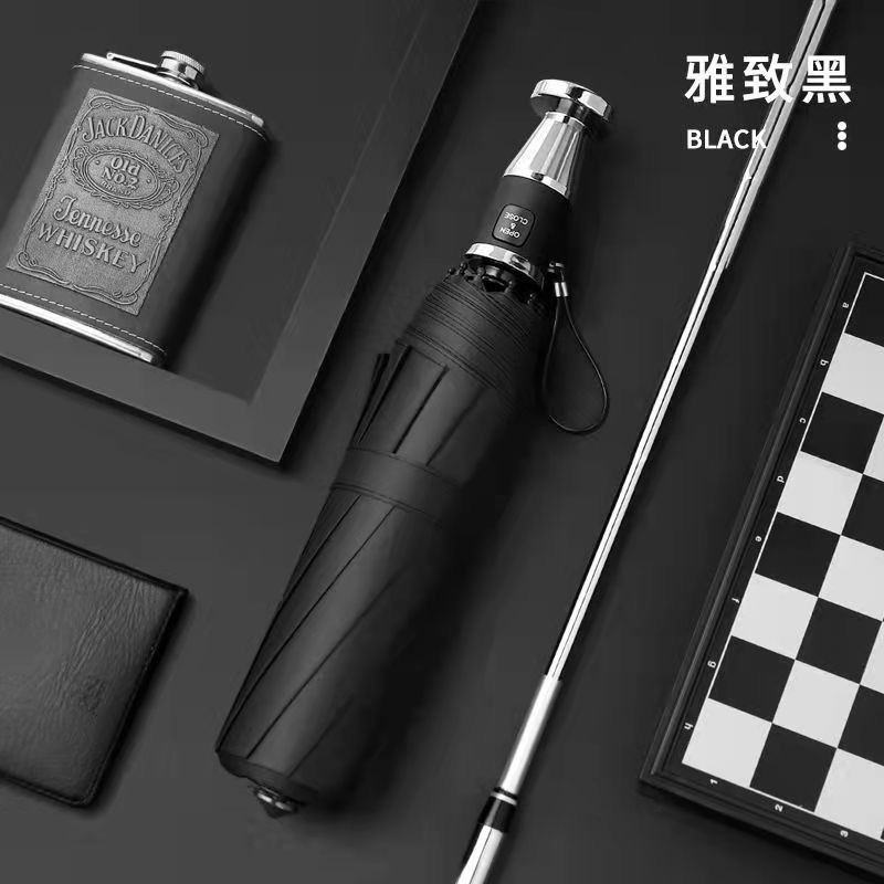 Guarda Chuva Sombrinha Masculina Feminina Automático Abre e Fecha Reforçado Contra Vento em Oferta na Shopee