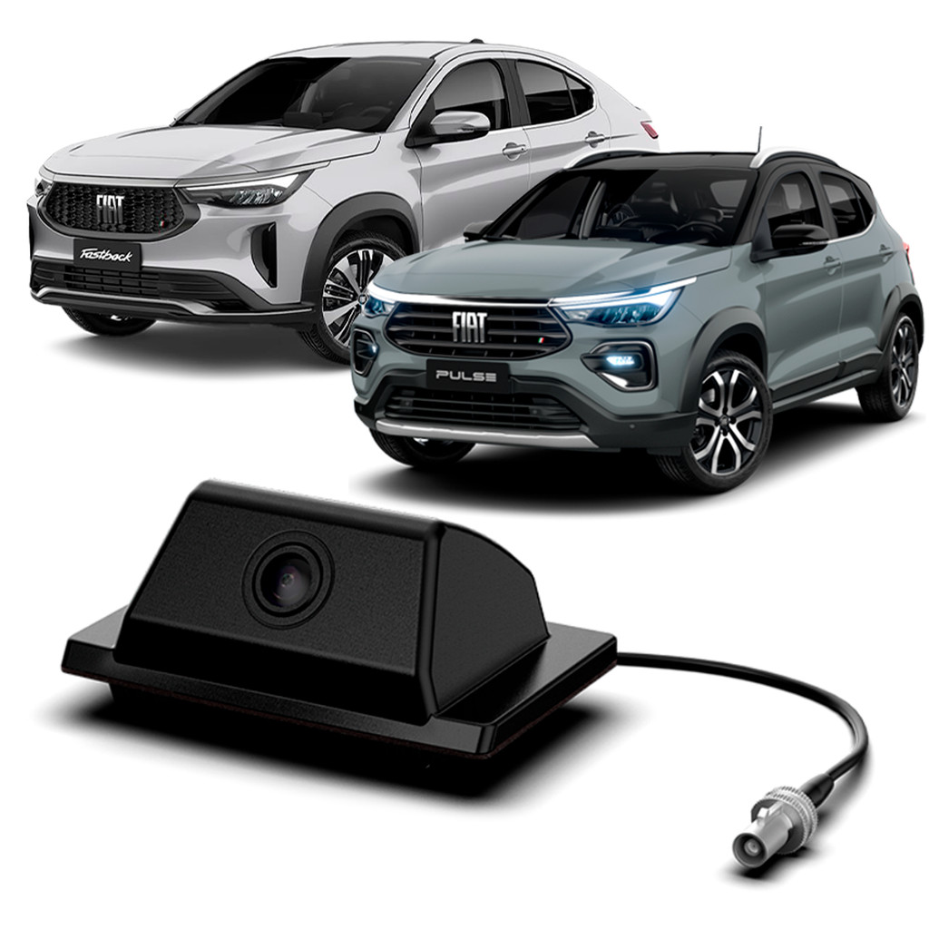 Câmera de Ré Digital Fiat Pulse e Fastback FT-CAM-FCA - Faaftech