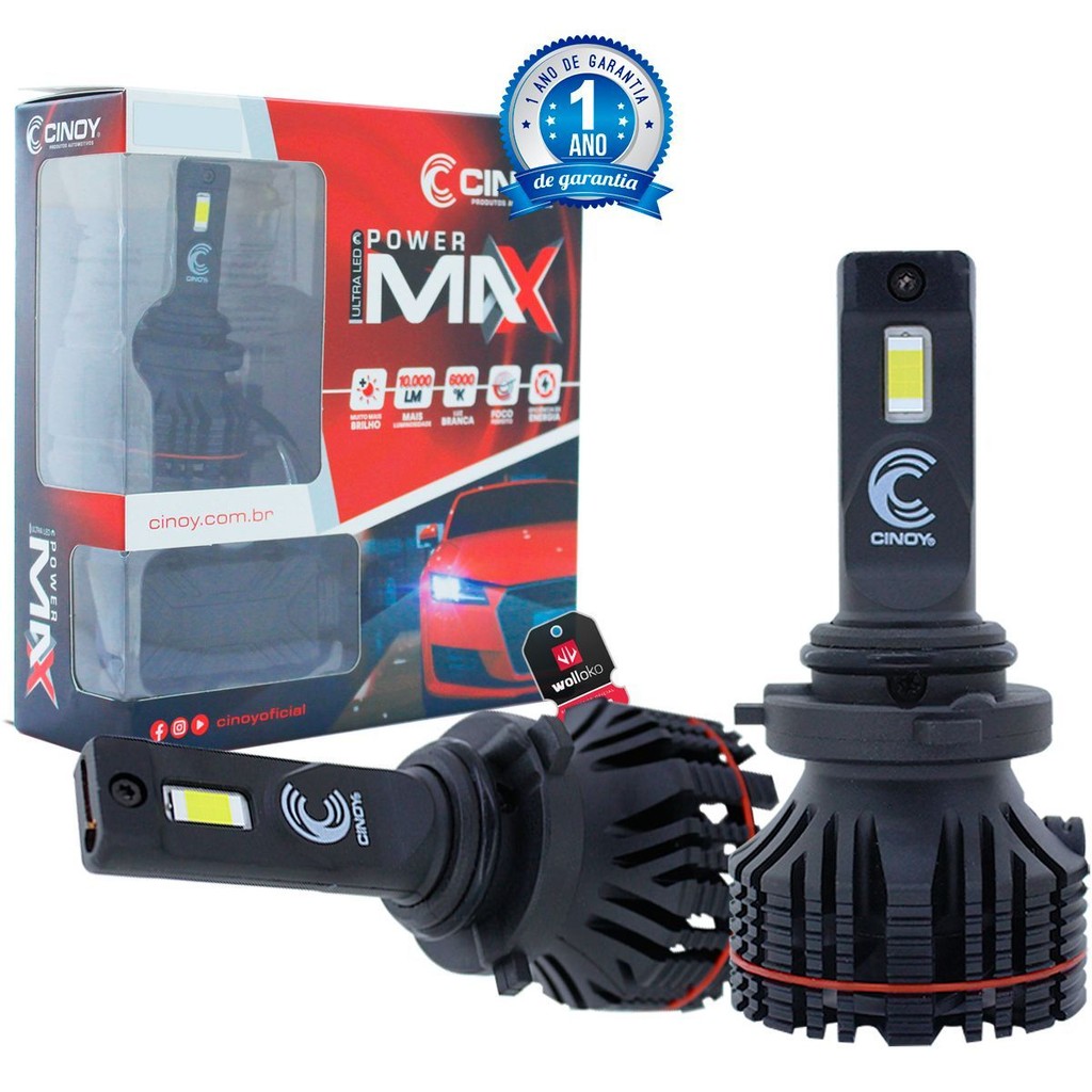 Ultra Led Power Max H1 H3 H7 H11 H27 Hb3 Hb4 6000k 10000Lm - Spare Parts and Accessories for Vehicles