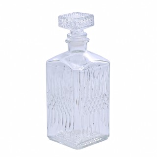 Licoreira Garrafa De Vidro 500ml Transparente Para Bebidas Whisky Licor - Mimo Style