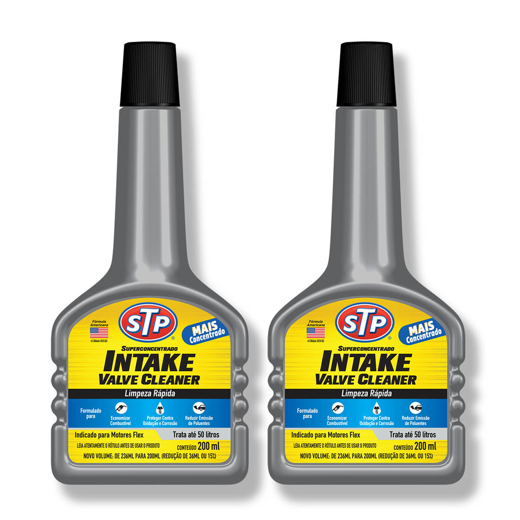 Aditivo Limpeza de Valvula INTAKE VALVE CLEANER 200ML STP 2 unidades em Oferta na Shopee