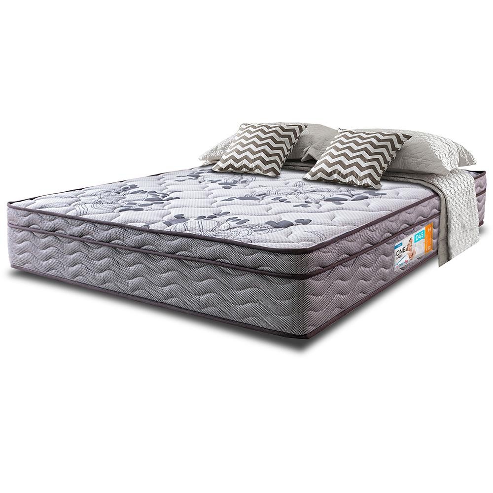 Colchão Queen OrtoFirm 158x198x28 One Face Espuma D45 Cinza