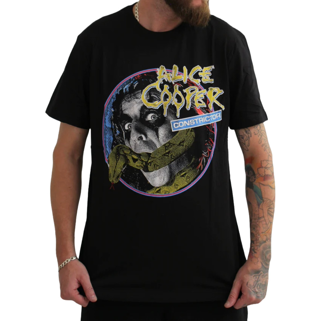 Camiseta Alice Cooper Constrictor