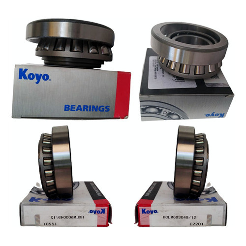 Kit 4 Rolamento Diferencial Traseiro Amarok Sta4195 Stb3372