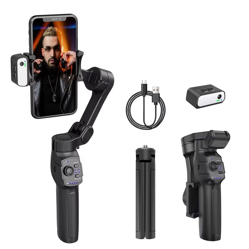 Estabilizador Celular Gimbal Tripé 3 Eixos Reconhecimento Facial IA Oberon OR-1682 em Oferta na Shopee