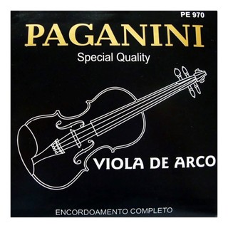 ENCORDOAMENTO PAGANINI PARA VIOLA DE ARCO  JOGO DE CORDA COMPLETO PROFISSIONAL