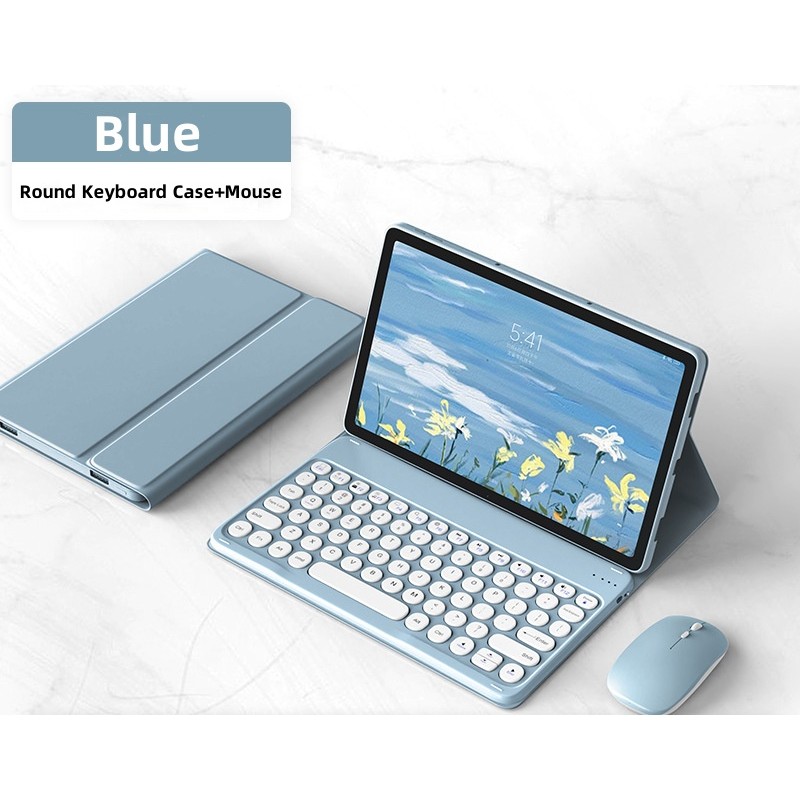 Teclado Bluetooth Para Honor Pad 10 12.1 2025 Com Proteção Total Folio Flip Stand Case Cover Suporte Caneta Integrado Ve