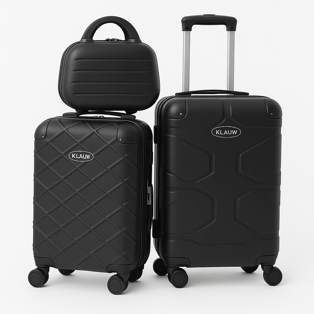 Kit 2 Malas de Viagem Bagagem P e Pp com Frasqueira Ótima Qualidade em ABS Rígido N18 e N2...
