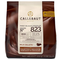 Chocolate Ao Leite 823 - 33,6% 400g CALLEBAUT