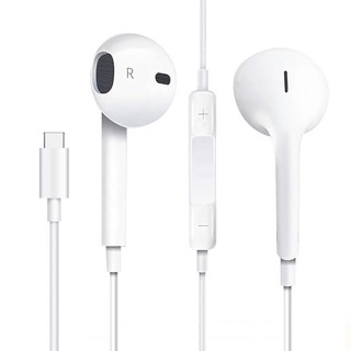 Fone De Ouvido Tipo C USB-C Som Alta Qualidade c/ Microfone  earpods compativel iphone 15.16.17