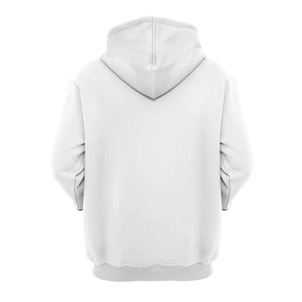 Conjunto Blusa Casaco Calça Moleton Confortável Branco