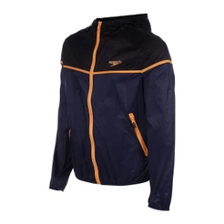Jaqueta Corta Vento Speed Masculina Com Capuz- AZUL NAUTICO PRETO