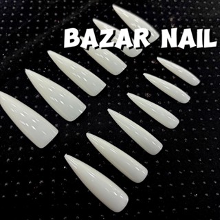 Kit c/500 Postiça Unhas GATINHO Extralonga  Alongamento ZEM Manicure Postiças Tips Refi transparente/leitosol em Oferta na Shopee