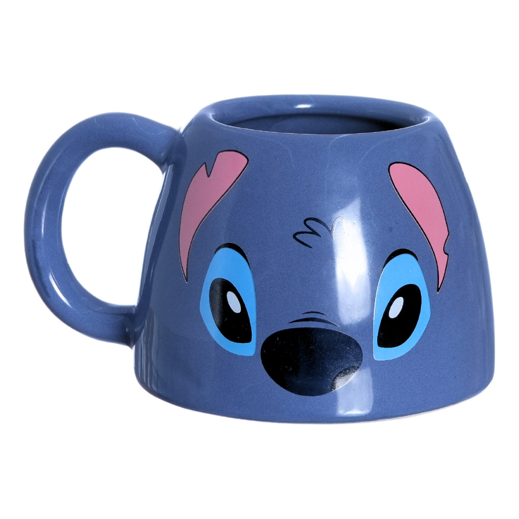 Caneca Stitch 450ml 3d Vaso Porta Objeto Vaso Cereal Bowl Okay