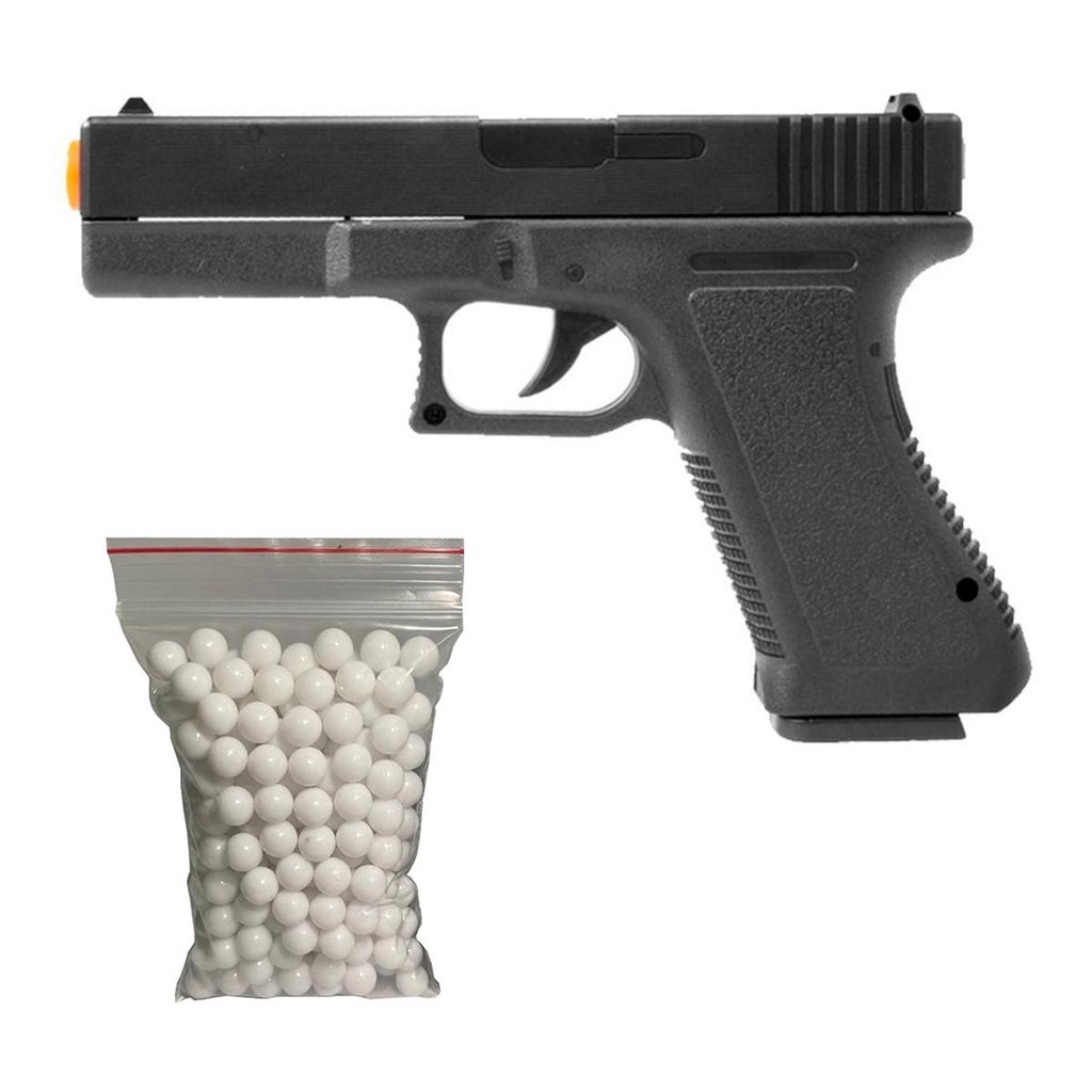 Pistola de Airsoft Spring V307 6mm – Vigor + Acessórios em Oferta na Shopee