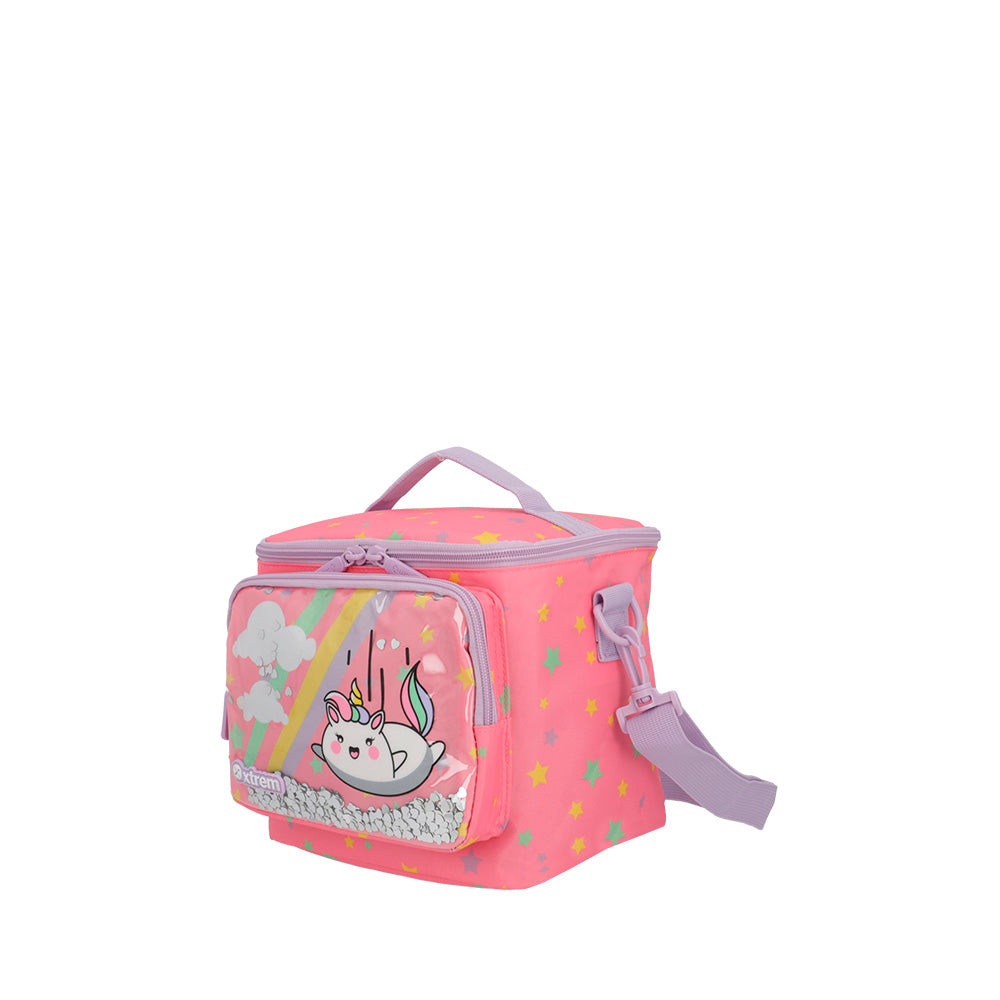 Lancheira Infantil Térmica Oregon Unicórnio Rosa