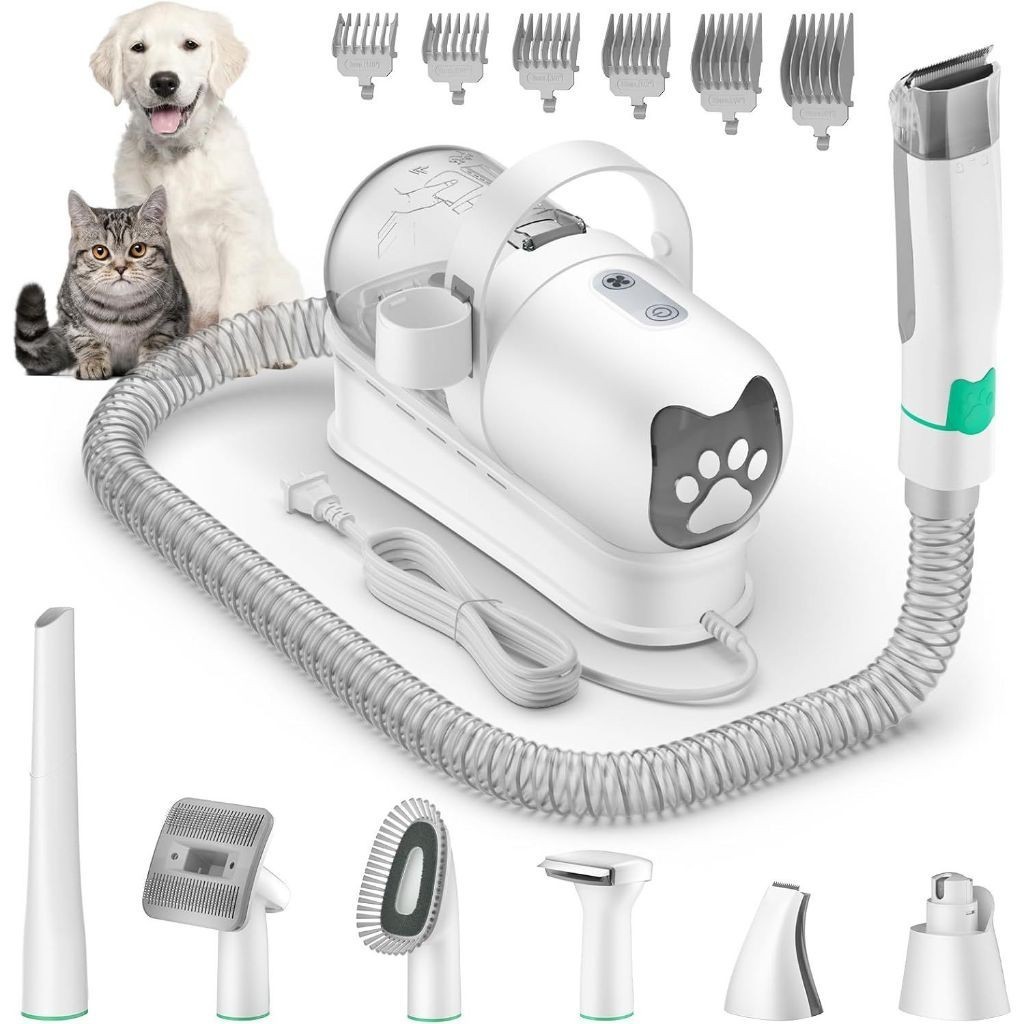 Pet Grooming Aspirador E Tosador De Pelos Multifuncional Profissional 7 em 1