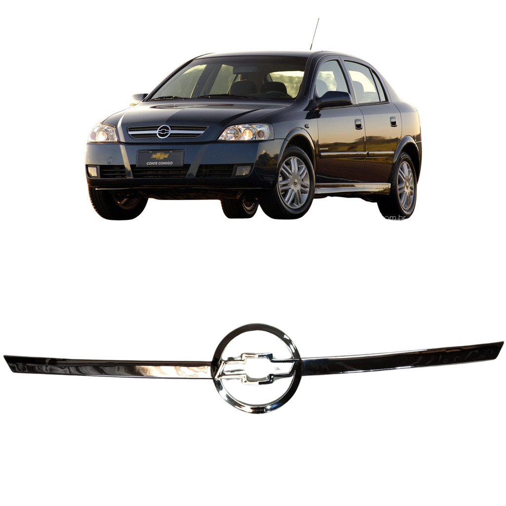 Moldura Friso Cromado Parachoque Dianteiro Astra 2003 A 2012