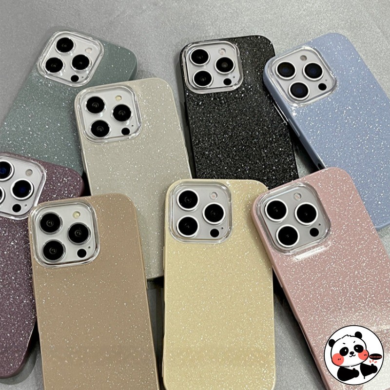 Capa Com Glitter Brilhante Para Samsung Galaxy S25 S24 S23 S22 S21 Plus Ultra FE + A15 M15 F15 A14 A13 M13 5G 4G Traseir