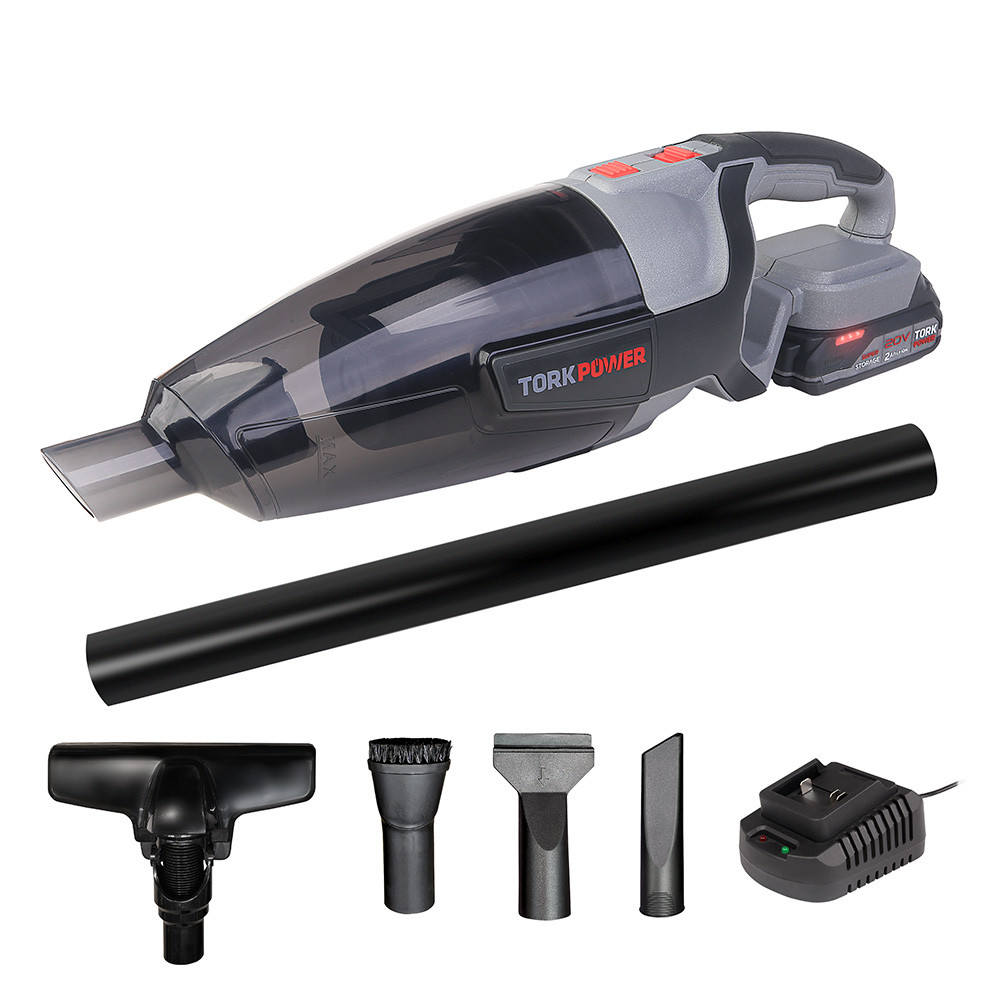 Aspirador Portátil Tork Power 20V Li-Ion Filtro HEPA Seco e Úmido 600ml Casa Carro Escritório - Home Appliances