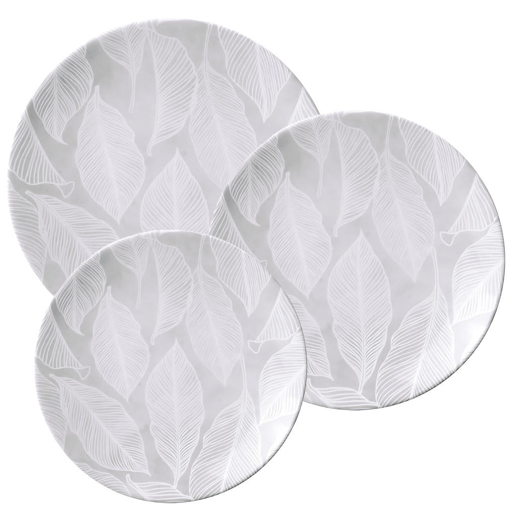 Aparelho De Jantar Jogo Pratos Kit 24 Peças Porcelana Arbo Tramontina em Oferta na Shopee