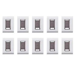 Kit com 10UN da Caixa de Sobrepor com Tampa 1 Posto Tramontina LizFlex - 57303001