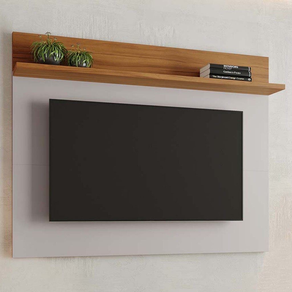 Painel para TV Até 50 Polegadas Lapa 1 Prateleira - Pnr Móveis em Oferta na Shopee