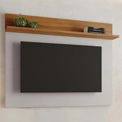 Painel para TV Até 50 Polegadas Lapa 1 Prateleira - Pnr Móveis