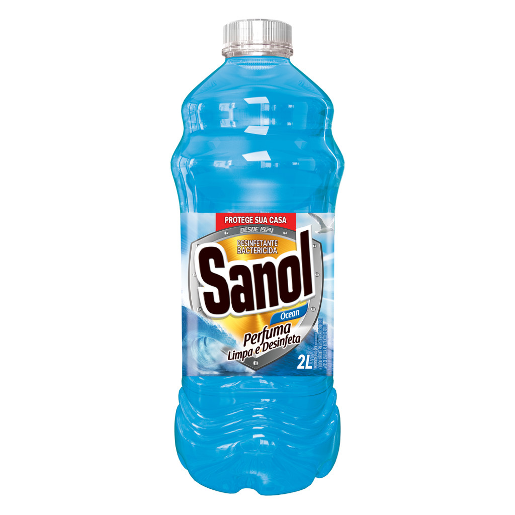 Desinfetante Bactericida com Perfume Ocean 2L Sanol em Oferta na Shopee