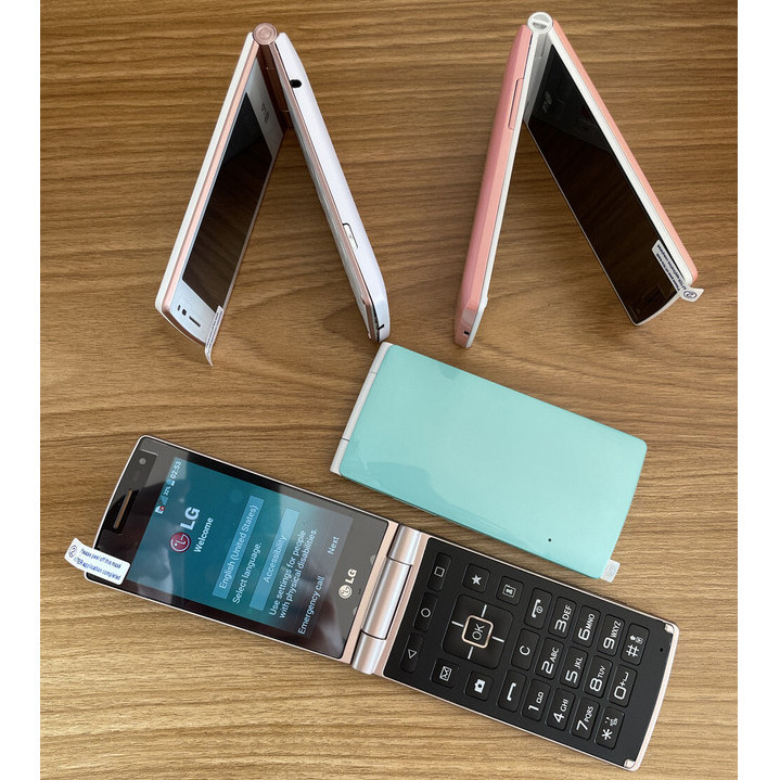 LG Wine Smart D486 4G LTE 4GB ROM 3.5 " Android 4 OS Flip Teclado Smartphone PRHO