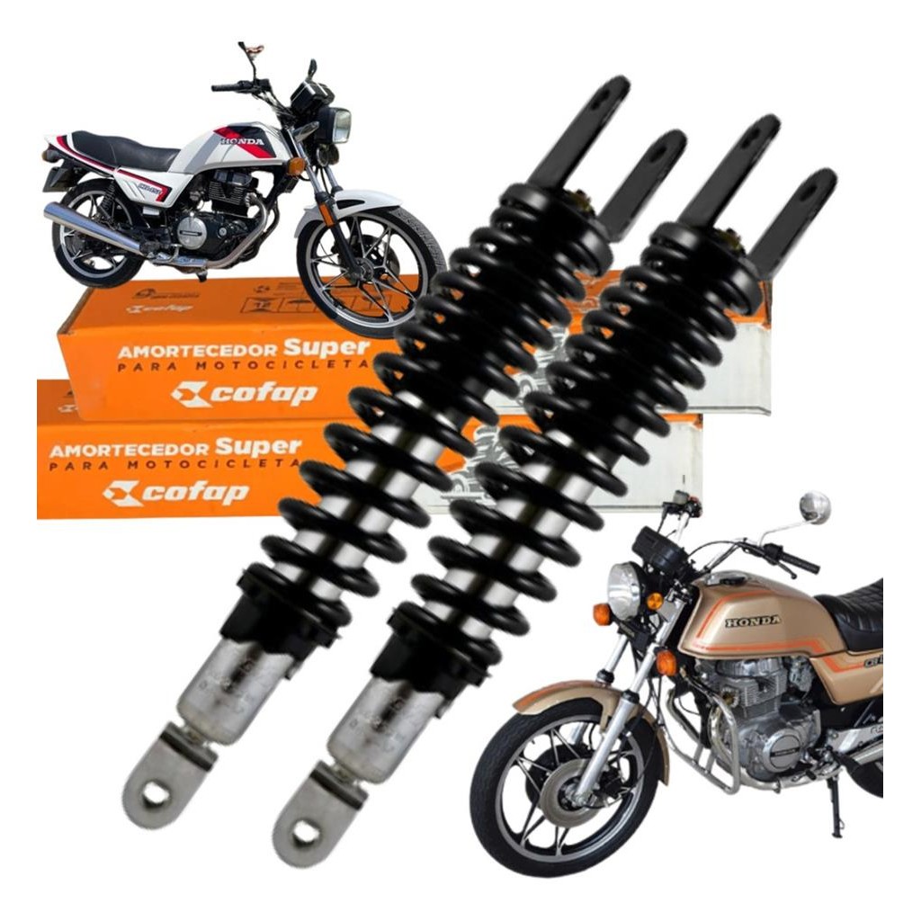 Par Amortecedor Traseiro Cb 400 Cb 450 1980 A 1996 Cofap