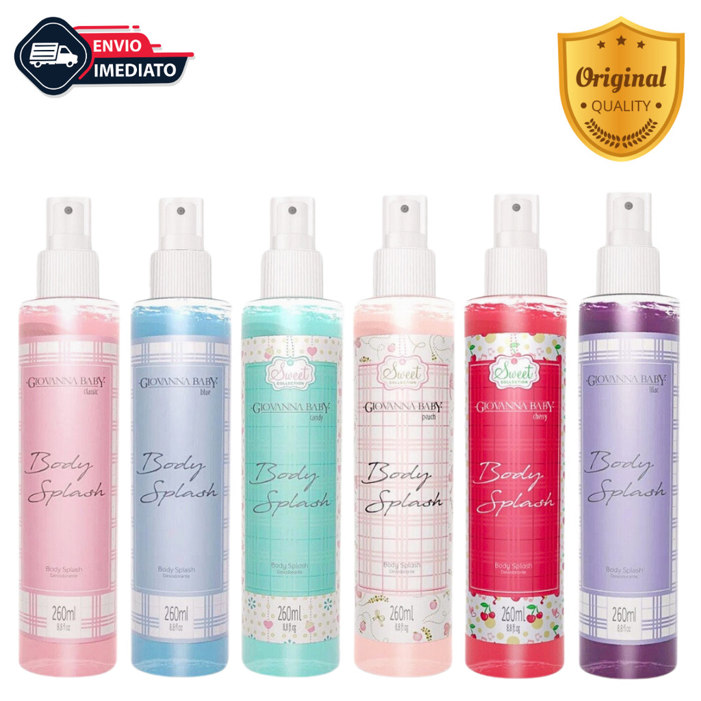 Perfume Corporal Body Splas Giovanna Baby 260ML em Oferta na Shopee