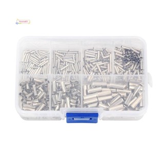 600 Peças 0.5mm2-6mm2 22-10 AWG Conector De Fio Não Isolado Virolas Terminal De Cabo Elétrico Cobre Desencapado Estanhad em Oferta na Shopee