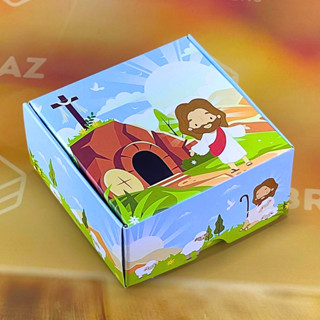 10 CAIXAS P/ 4 DOCES PRACTICE - 8X8X4 CM - TEMPO DE PASCOA  5392  (PÁSCOA IDEIA 2025) em Oferta na Shopee