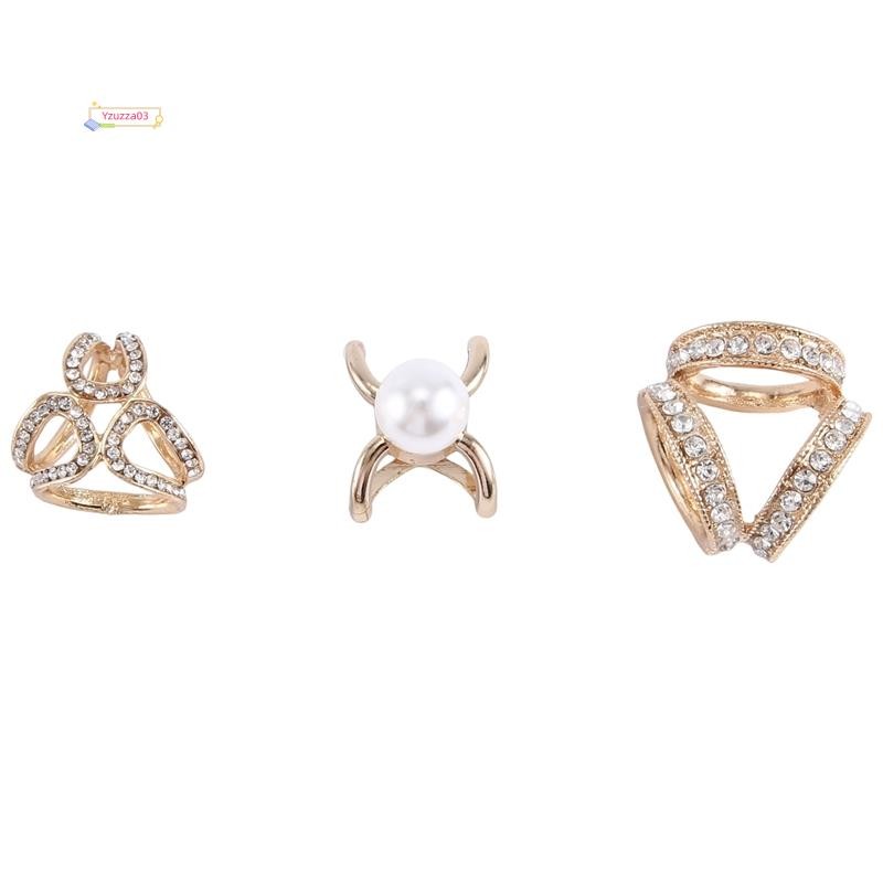 3 Pçs Pérola Floral Cachecol Anel Clipe Feminino Elegante Cachecóis Prendedor Lenço De Seda Fivela Broche Acessórios De 