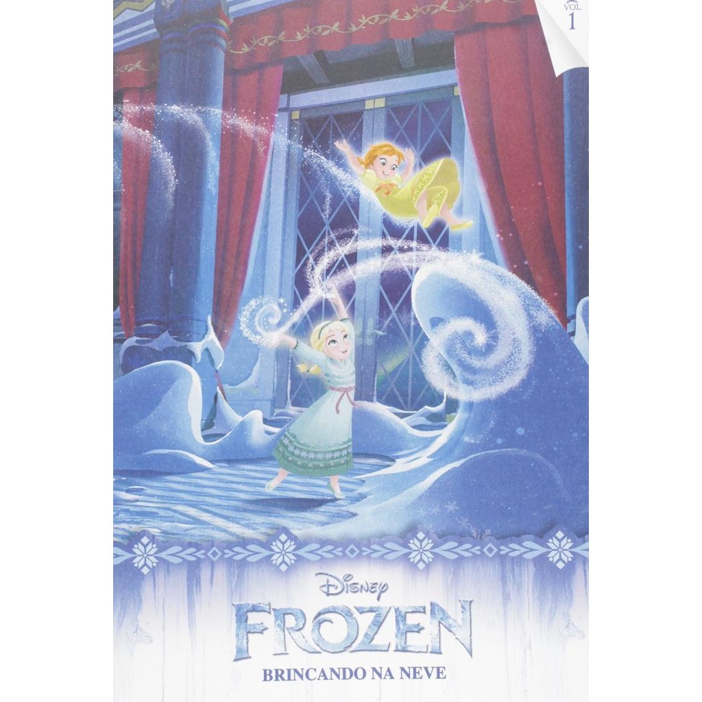 Coleção Disney Frozen: Brincando na Neve - 10 Livros para Colorir e Aprender (Novo, Lacrado)