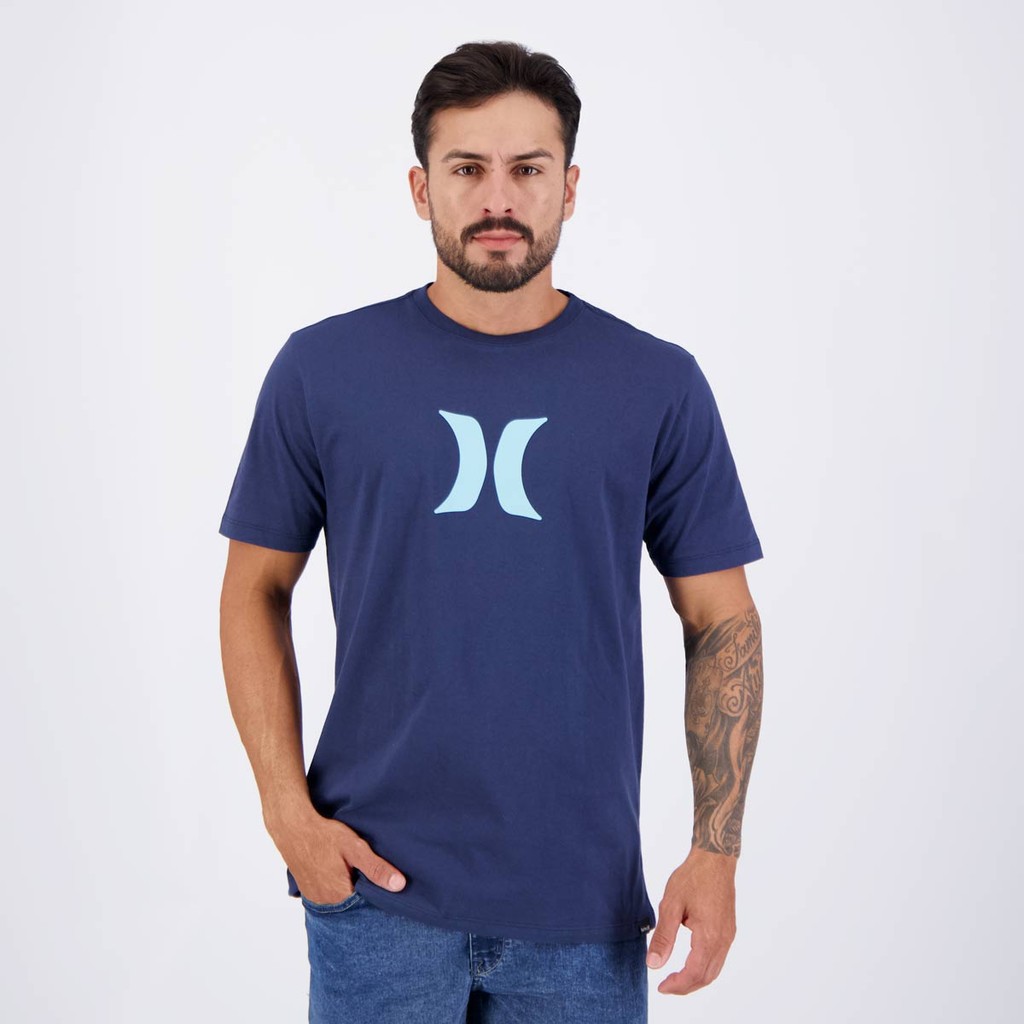 Camiseta Hurley Icon Marinho em Oferta na Shopee