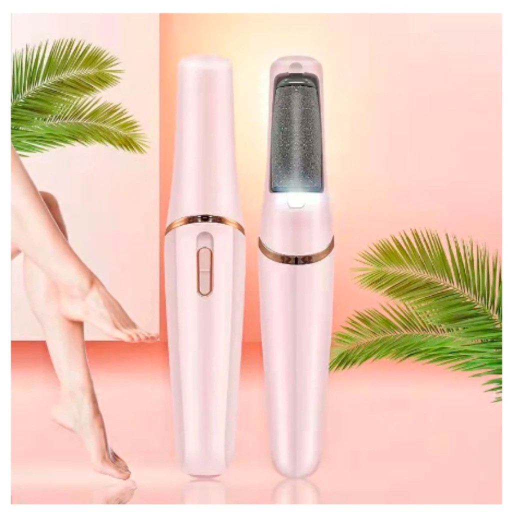 Lixador De Pé Elétrico Esfoliador Tira Calos Pedicure Portátil Marisa Lixa Elimina Calo Usb