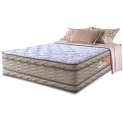 Colchão Queen OrtoFirm 158x198x32 Double Face Espuma D33 Dourado