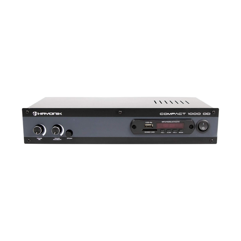 Amplificador Doméstico Áudio Som Ambiente Óptico Compact 1000 OD 80W Hayonik 0000085847