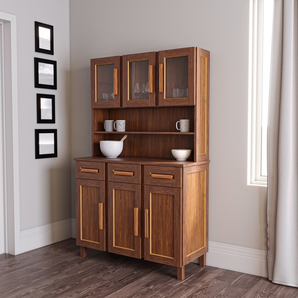 Armário para Cozinha 6 Portas 3 Gavetas Salvador Ypê em Oferta na Shopee