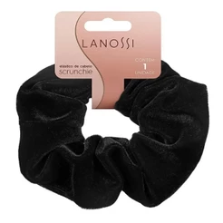 ELASTICO DE CABELO LANOSSI SCRUNCHIE VELVET BLACK