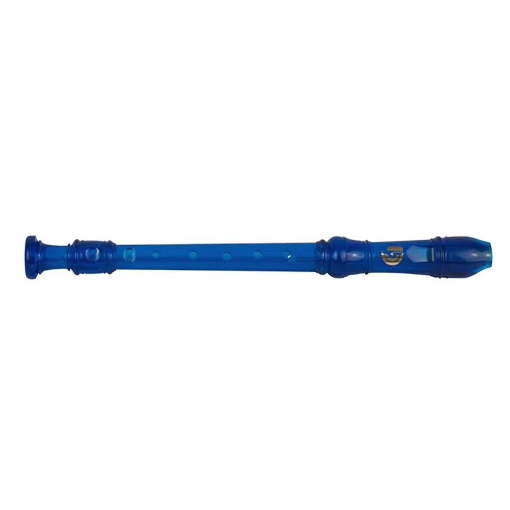 FLAUTA DOLPHIN DOCE GERMANICA SOPRANO DO AZUL TRANSPARENTE