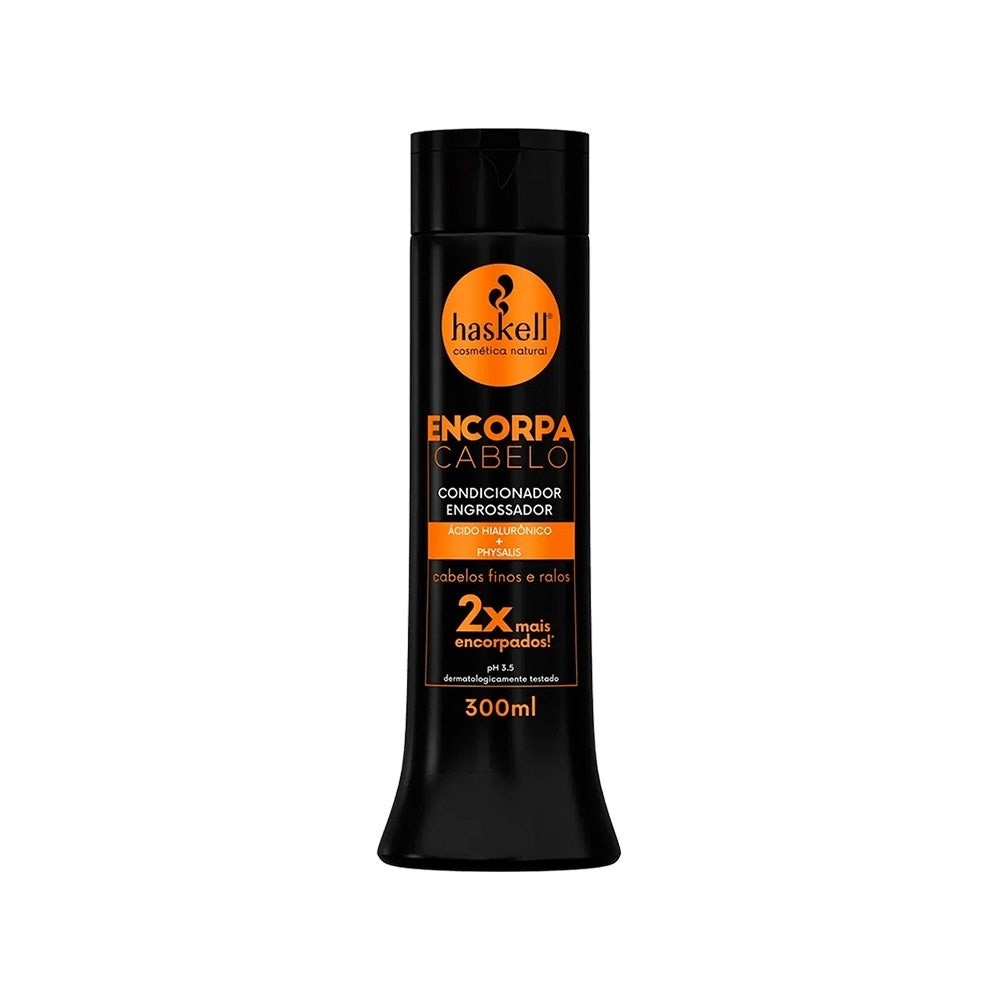 Detalhes do Kit Haskell Encorpa Cabelo Shampoo+ Condicionador+ Fluido (3 produtos)