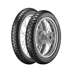 Par Pneu Vipal 90/90-21 e 140/80-18 Tr300 Lander Xre300 Tornado 300 Sahara Uso Com Câmara